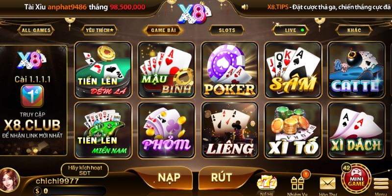 X8 - Nhà Cái Trực Tuyến Uy Tín | Thưởng Tân Thủ Cực Khủng